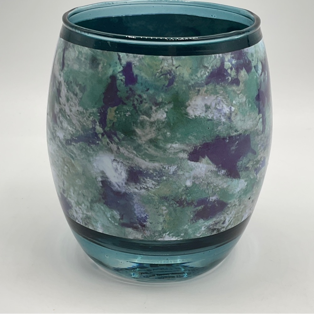 Star Wars Planetary Glassware Blue 10 oz. Bar Glass Cup ThinkGeek Wine Cocktail